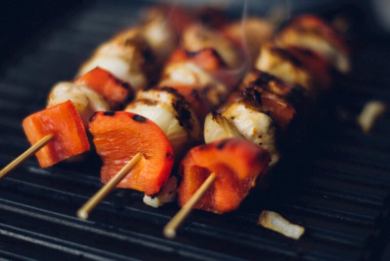 Grilled skewers